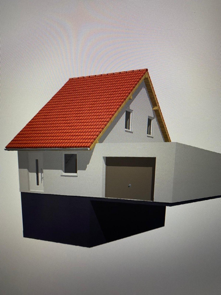 Ansicht Front Reihenendhaus Berlin