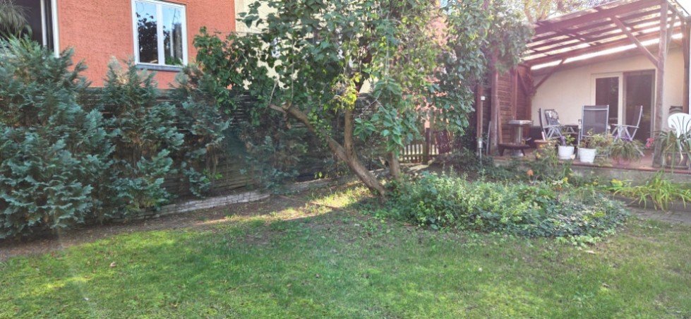 Gartenansicht Reihenendhaus Berlin