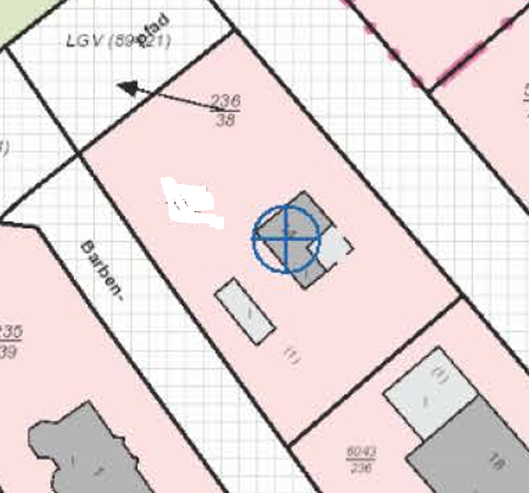 Lageplan Wohngrundst�ck Berlin
